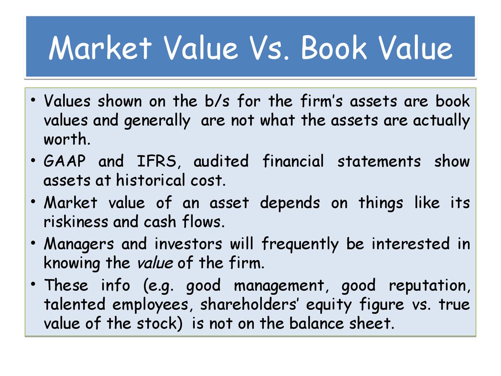 What Is Market Book Value