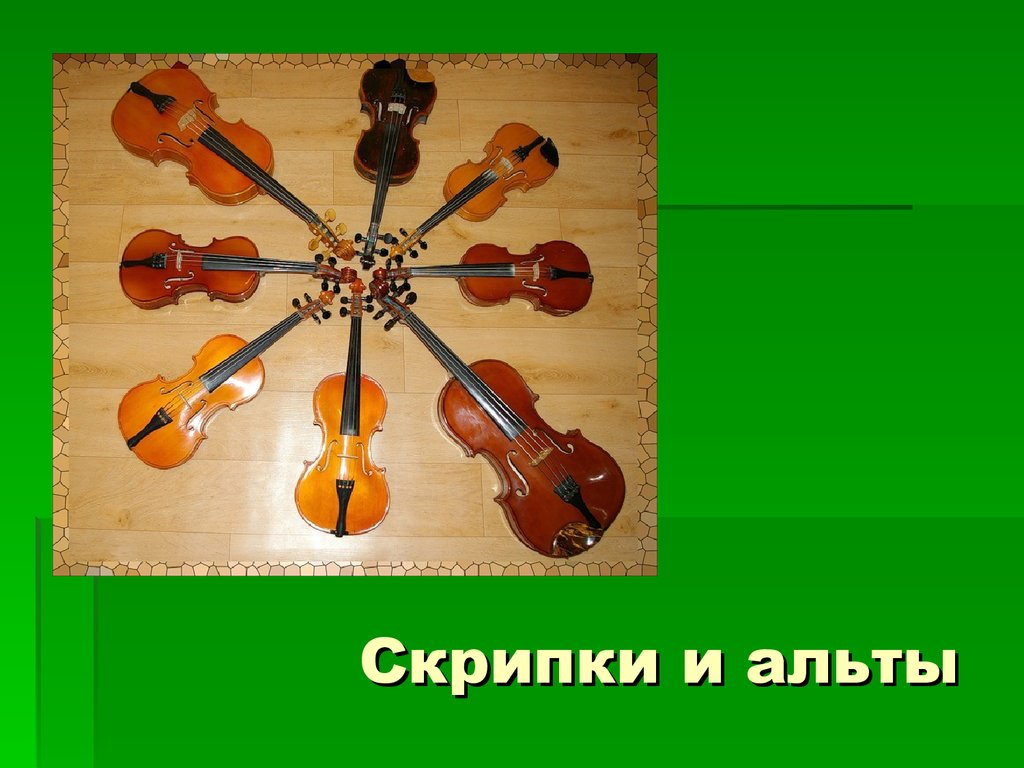 Скрипки и альты
