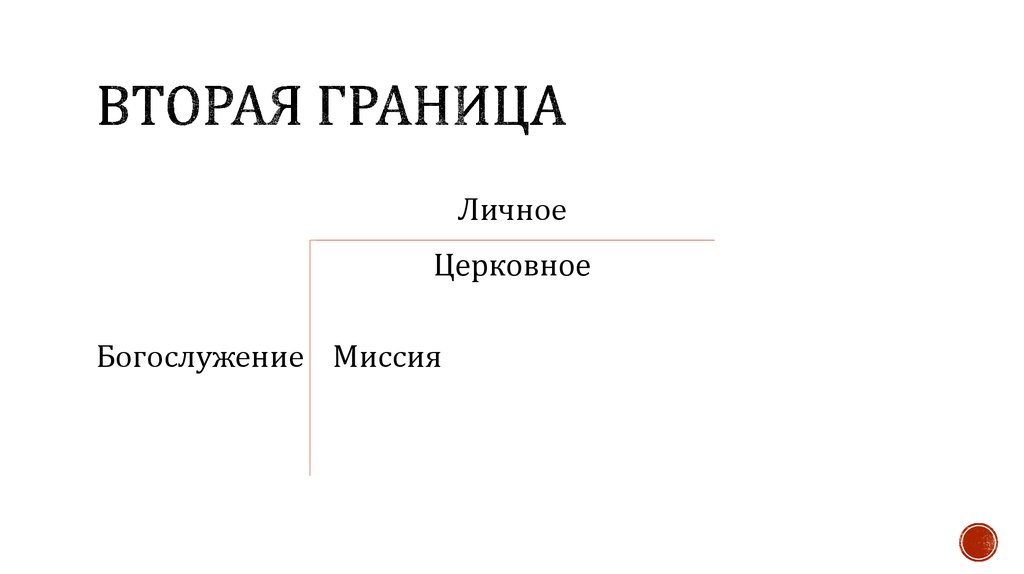 Вторая граница