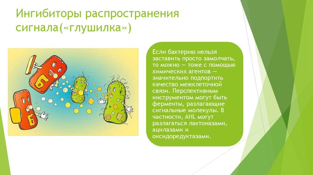 Ингибиторы распространения сигнала(«глушилка»)