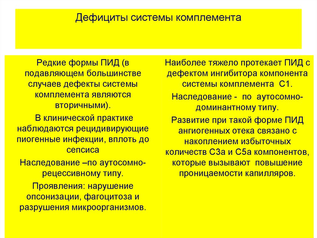 Дефект системы. Первичный иммунодефицит системы комплемента. Дефицит с1 компонента комплемента. Клинические проявления дефицита системы комплемента. Дефекты компонентов системы комплемента клинические формы.