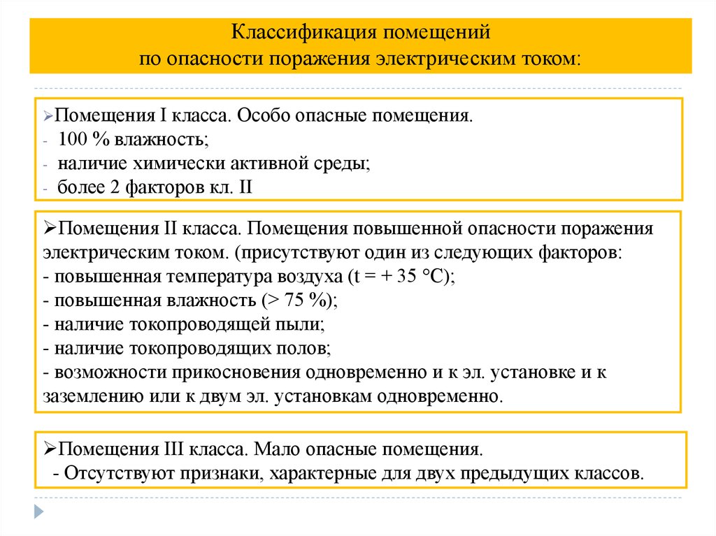 Повышены электрические. Классификация помещений электробезопасности. Классификация помещений поражения электротоком. Класс электробезопасности помещений по ПУЭ. Электробезопасность классификация помещений по электробезопасности.