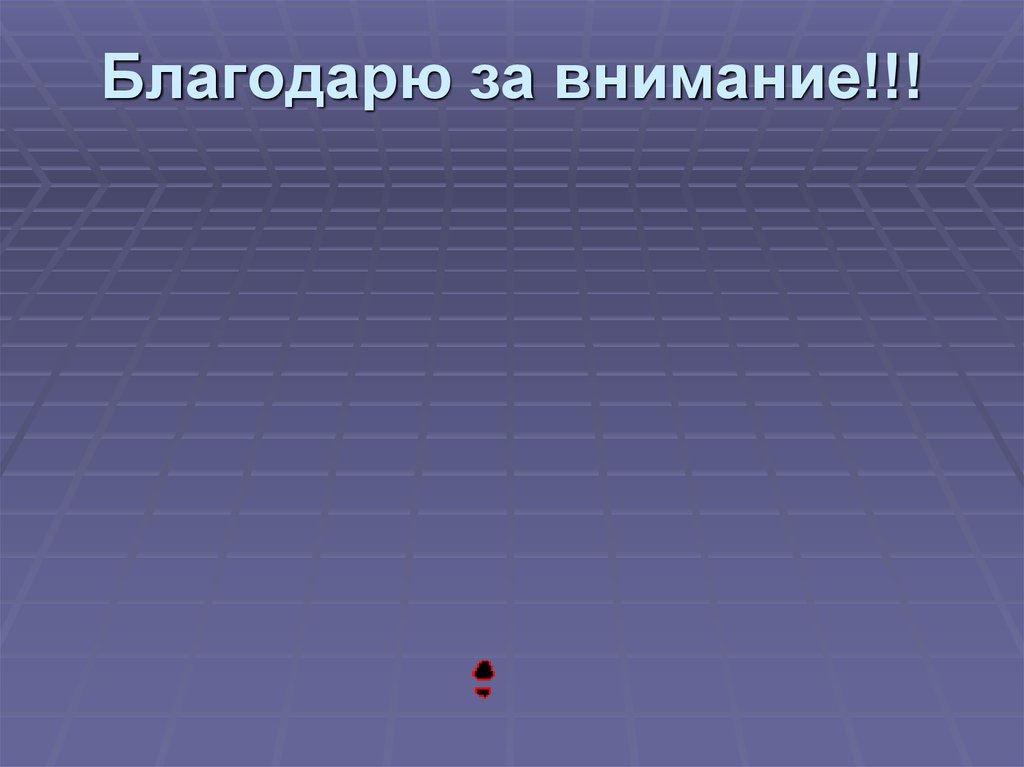 Благодарю за внимание!!!