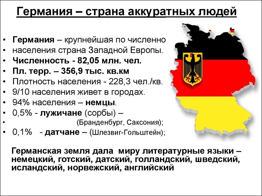 Германия - страна аккуратных людей - презентация онлайн