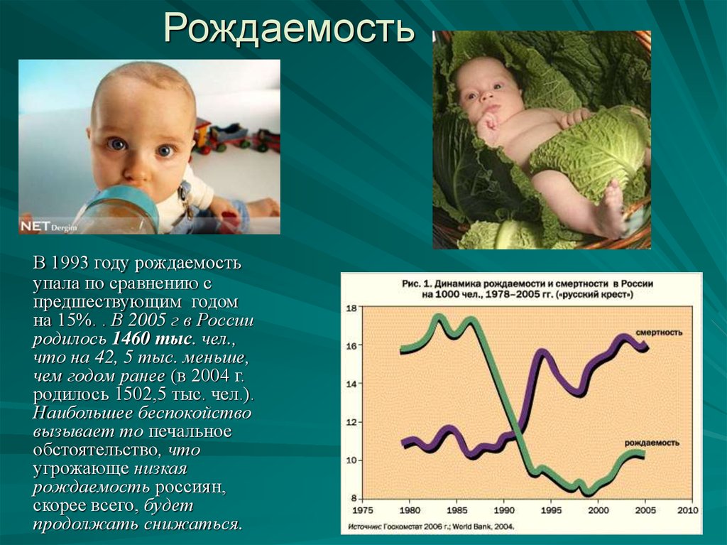 Рождаемость картинки для презентации