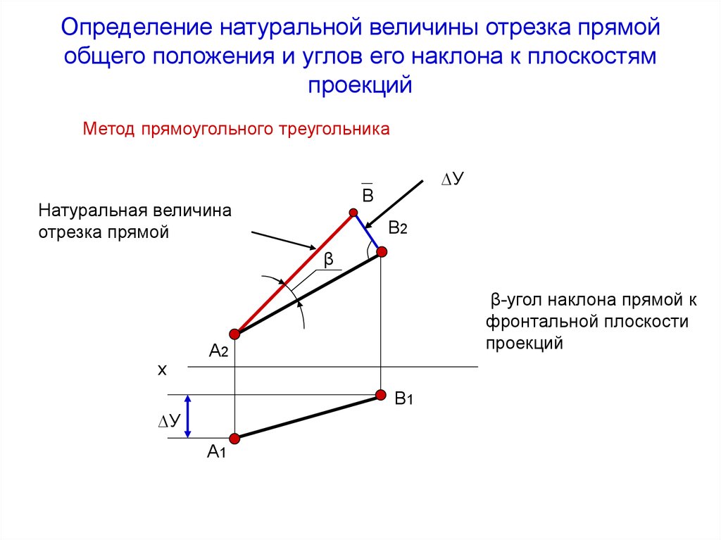 Величина отрезка