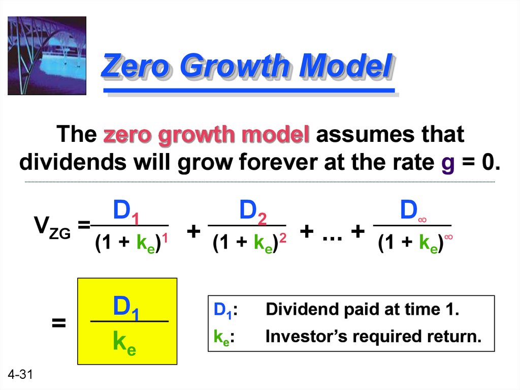 Zero Growth Model