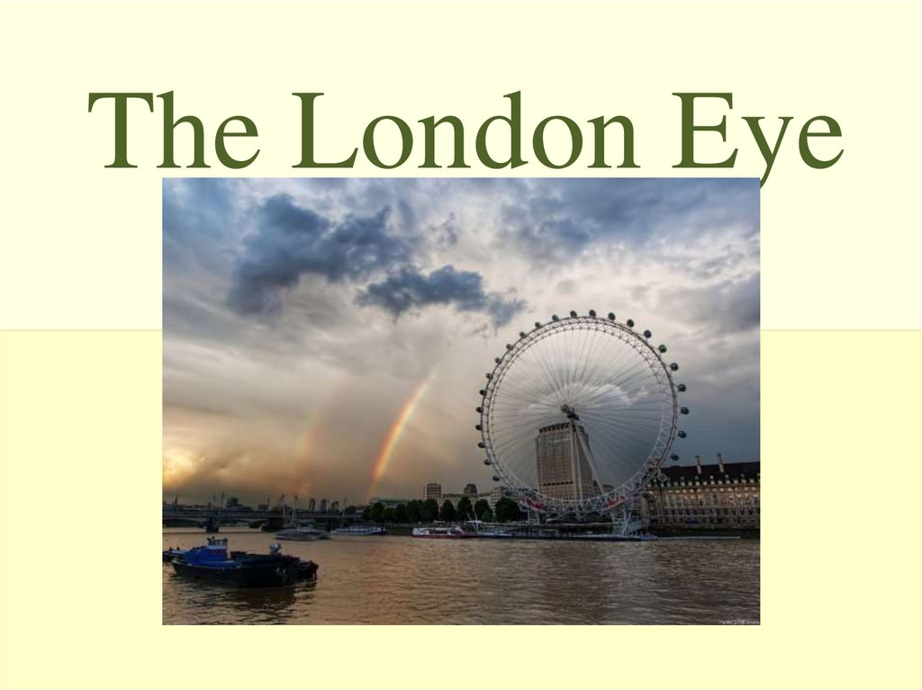 The london eye презентация