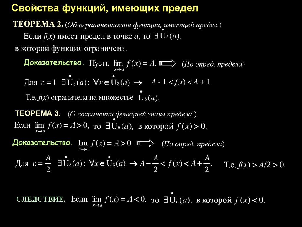 Функции не имеющие предела