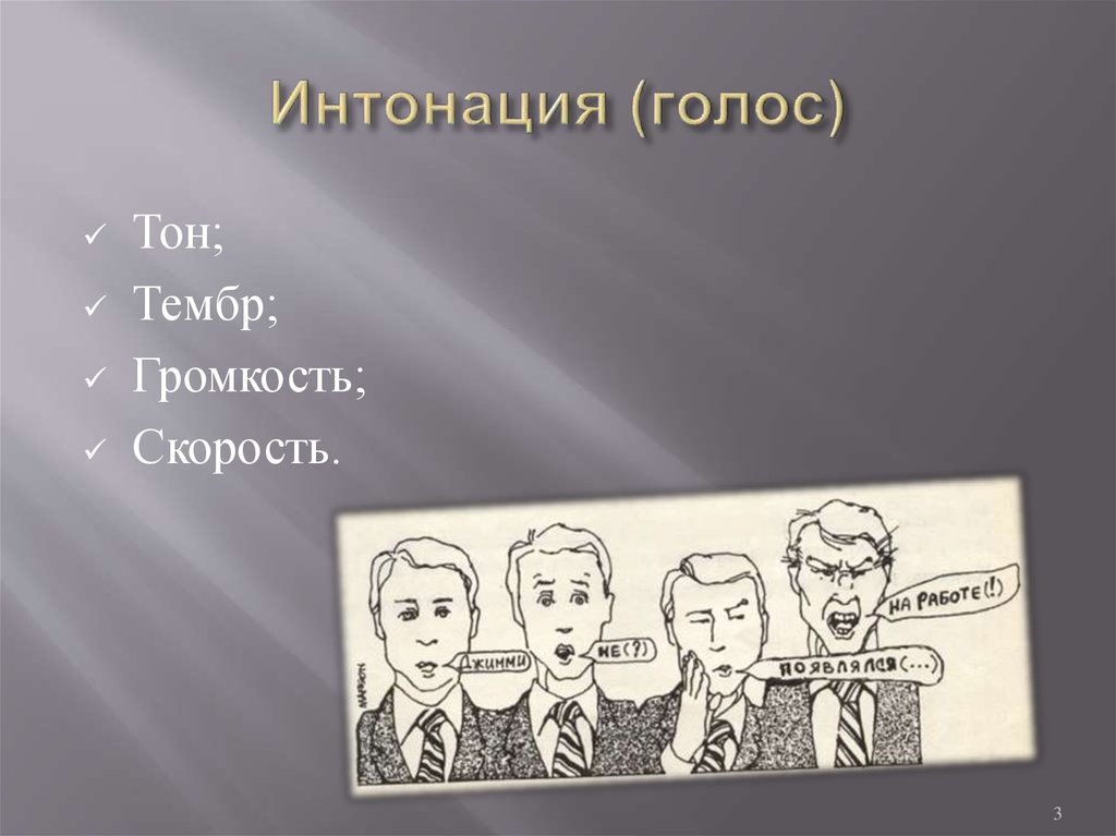 Интонация героя