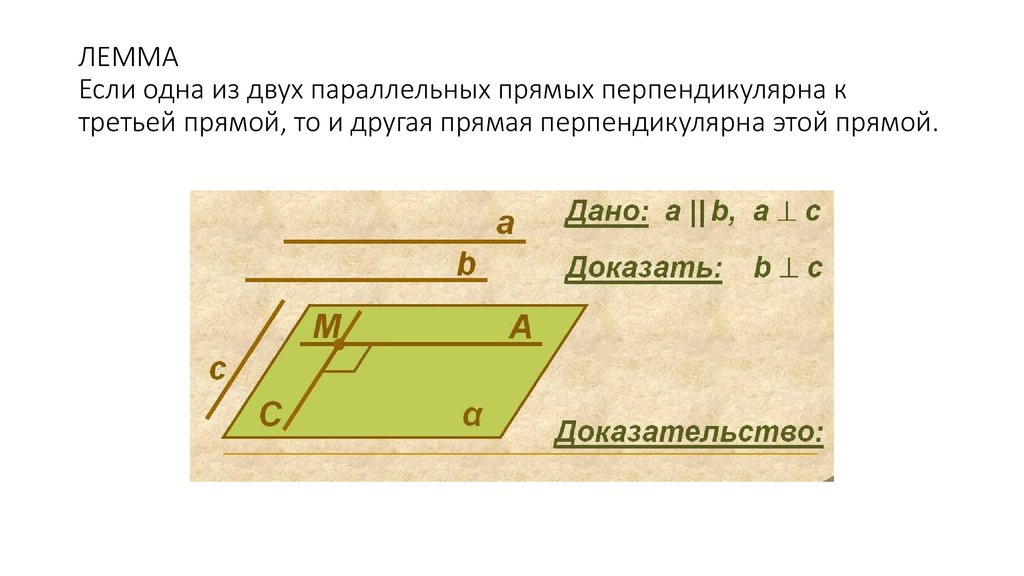 1 две прямые перпендикулярные третьей прямой перпендикулярны