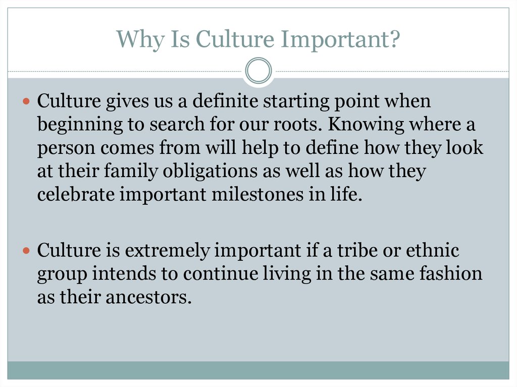 Why Is It Important To Know Your Cultural Identity