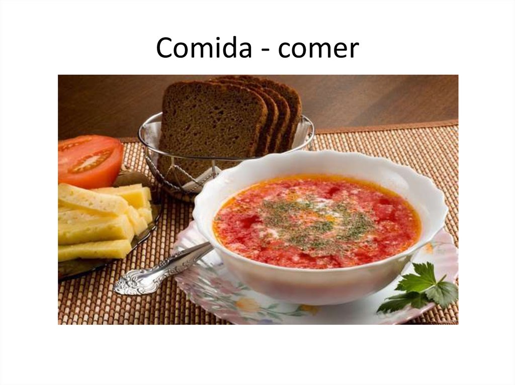 Comida - comer