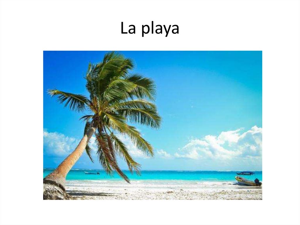 La playa
