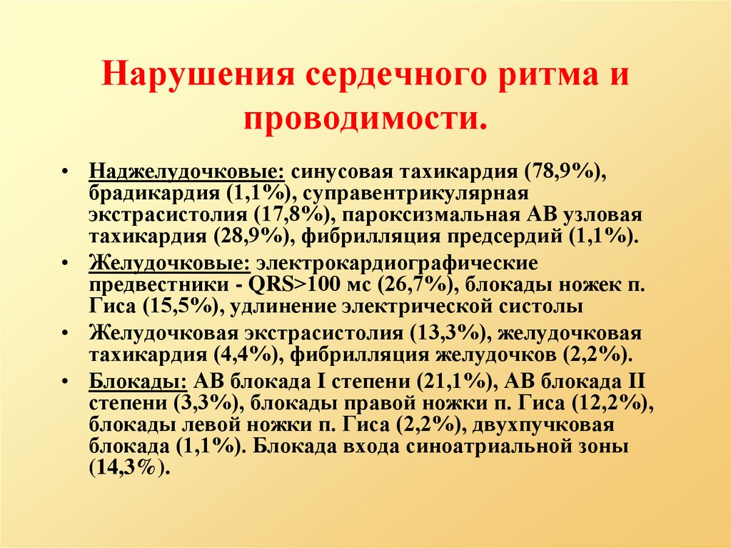 Стойкие нарушения. Нарушение ритма и проводимости. Нарушения сердечного ритма и проводимости. Клинические проявления нарушения ритма и проводимости:. Нарушения сердечной проходимости.