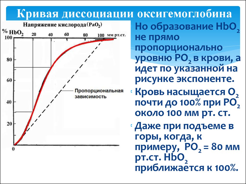 Диссоциация оксигемоглобина