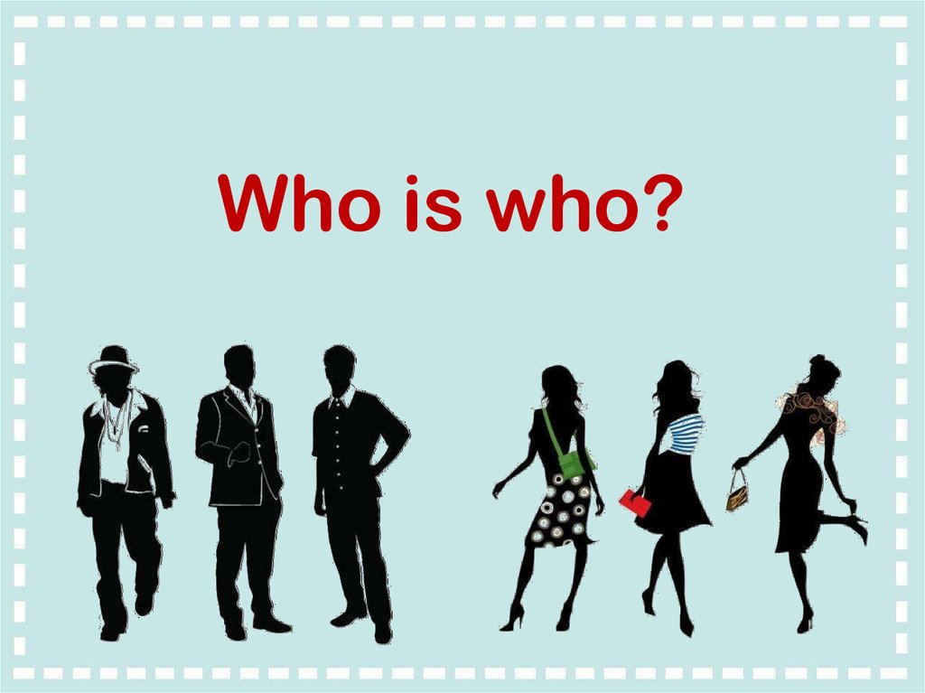 Who is who - online presentation