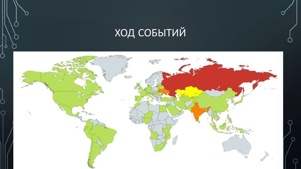 Ход событий