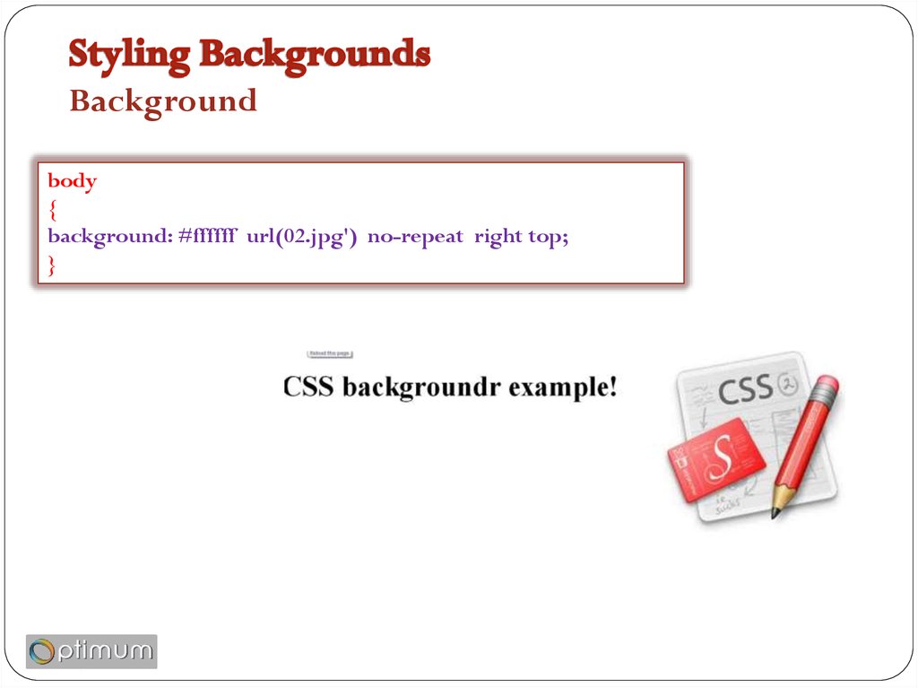 Styles define how to display HTML elements - презентация онлайн