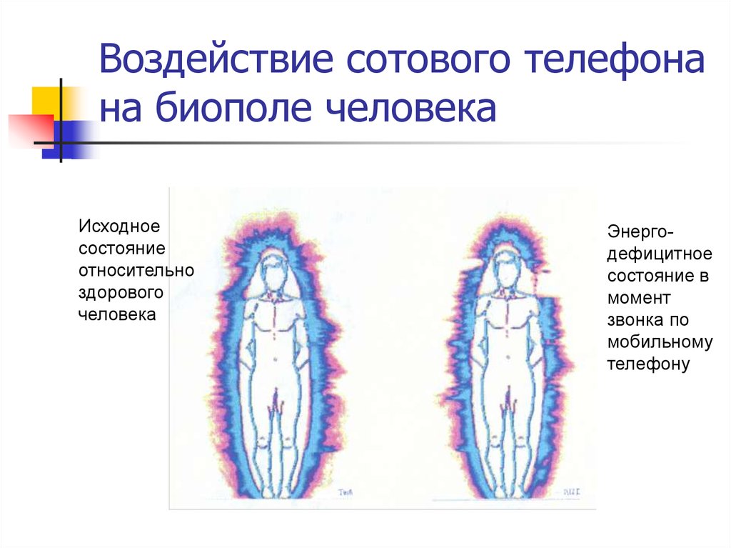 Воздействие сотового телефона на биополе человека