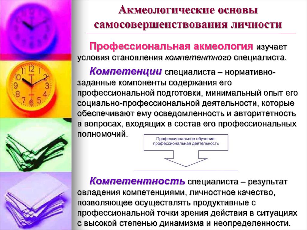 Профессиональной точки. Личностно профессиональное саморазвитие. Профессионально-личностное самосовершенствование. Условия профессионального саморазвития. Педагогическая акмеология.