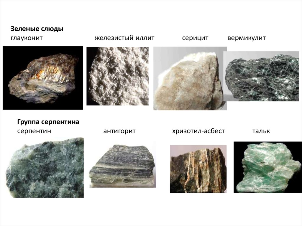 Слова слюда. Серпентин Асбест минерал. Асбест Горная порода. Группа слюд минералы. Породообразующие минералы магматических пород.