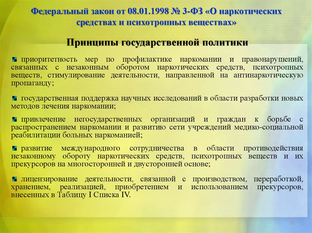 План мероприятий по противодействию незаконному обороту наркотиков