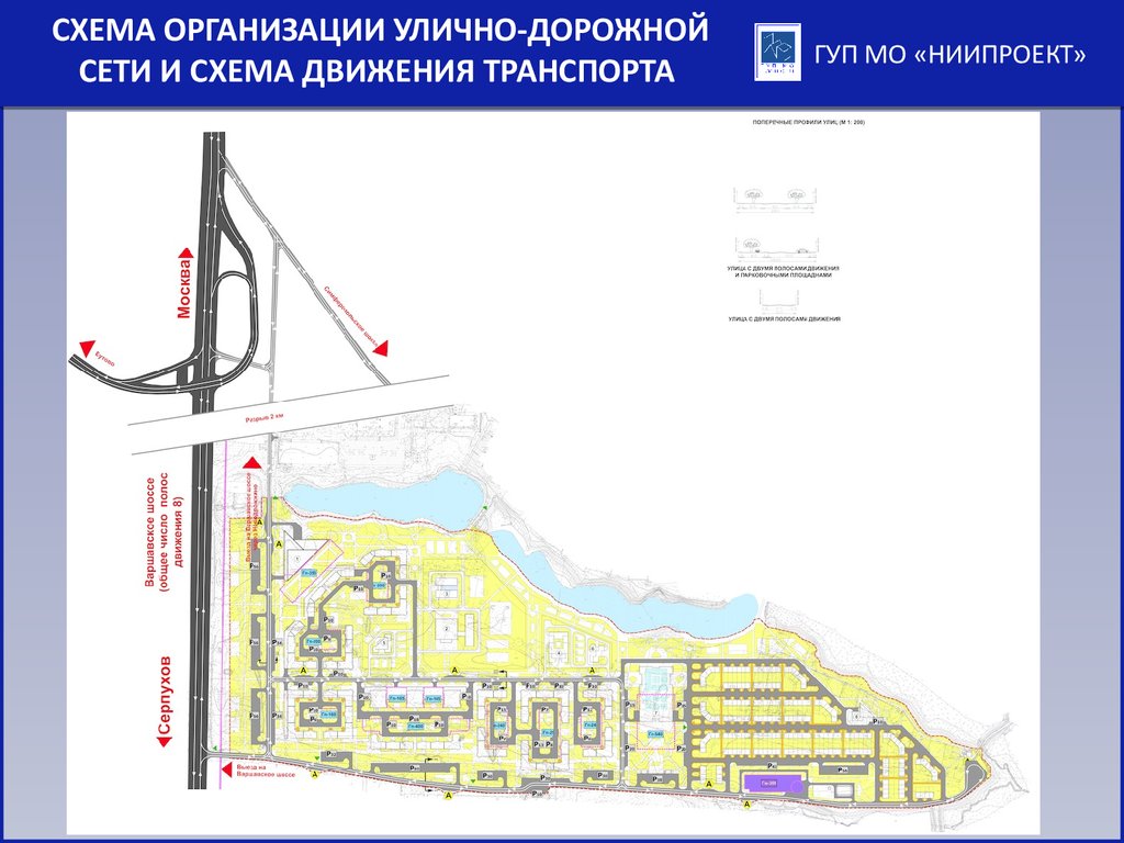 Схема организации улично дорожной сети и движения транспорта