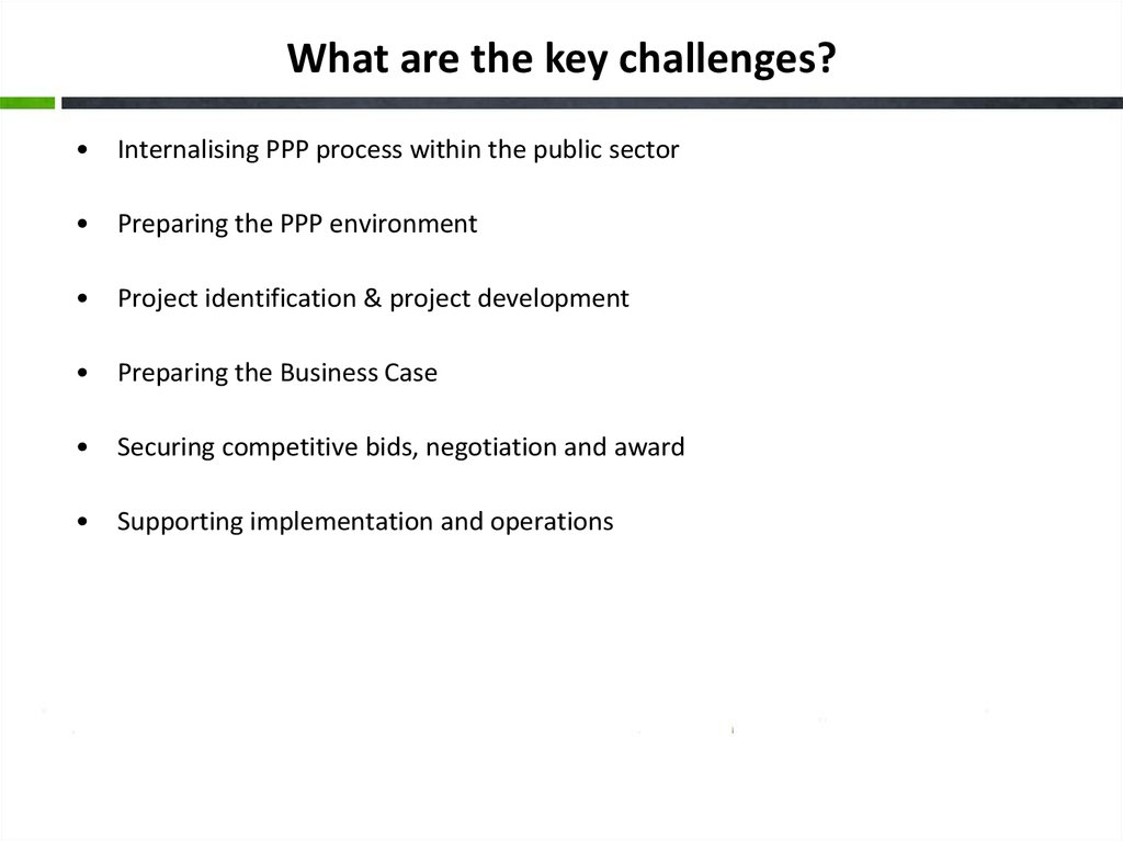 What are the key challenges?