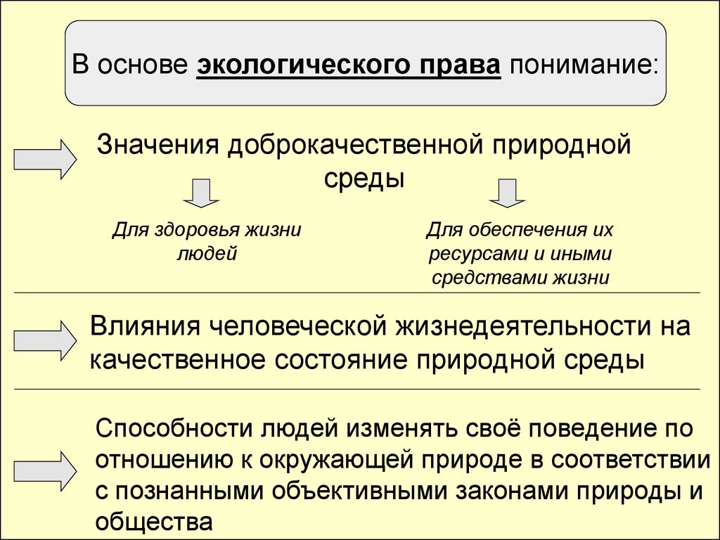 Соответствие познаваемому. Основы экологического права. Основы аграрного и экологического права. Основы природоохранного законодательства. Основные положения экологического права.