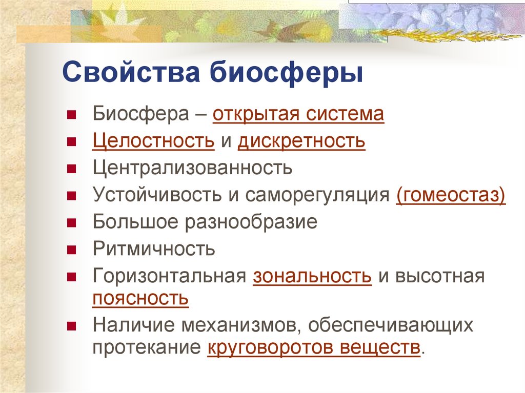 Что называют биосферой каковы особенности биосферы. Основные функции биосферы кратко. Свойства биосферы. Характеристика биосферы. Характеристика функций биосферы.