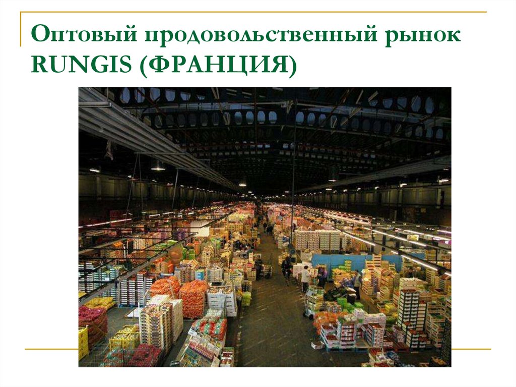 Производимой продукции на рынке и. На рынке. Оптовые продовольственные рынки. Оптовый и розничный рынок. Современные оптовые рынки.