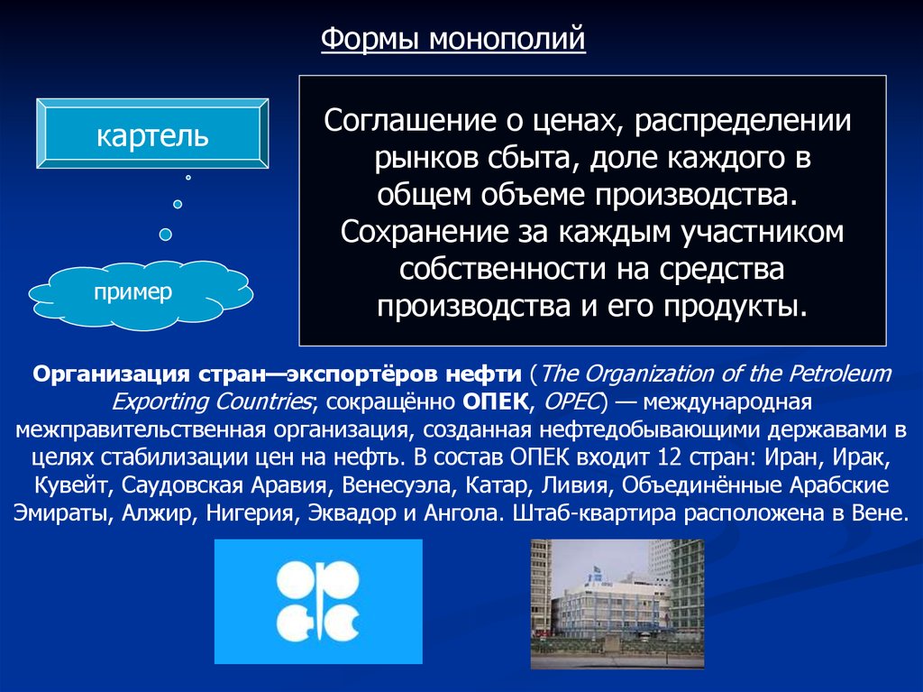 Форма монополии картель. Картель примеры. Картель форма монополии примеры. Картель примеры предприятий. Примеры картелей в России.