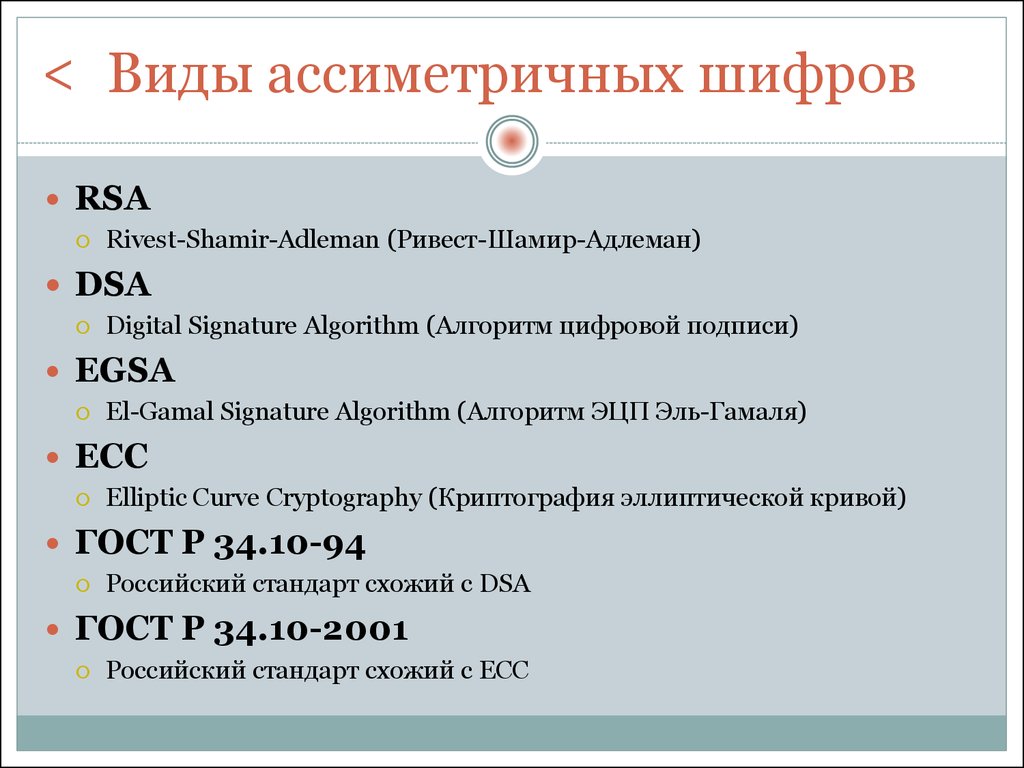 Алгоритм шифрования rsa презентация