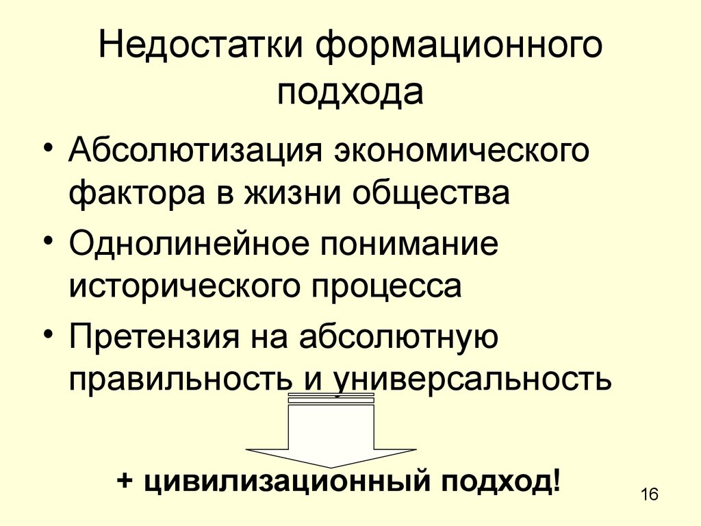 Недостатки цивилизационного подхода. Недостатки формационного подхода. Формационный подход достатки. Недостатки формационного подхода в экономике. Минусы формационного подхода.