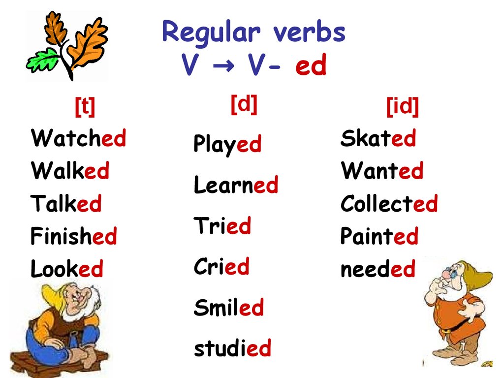 Past simple irregular verbs презентация 5 класс