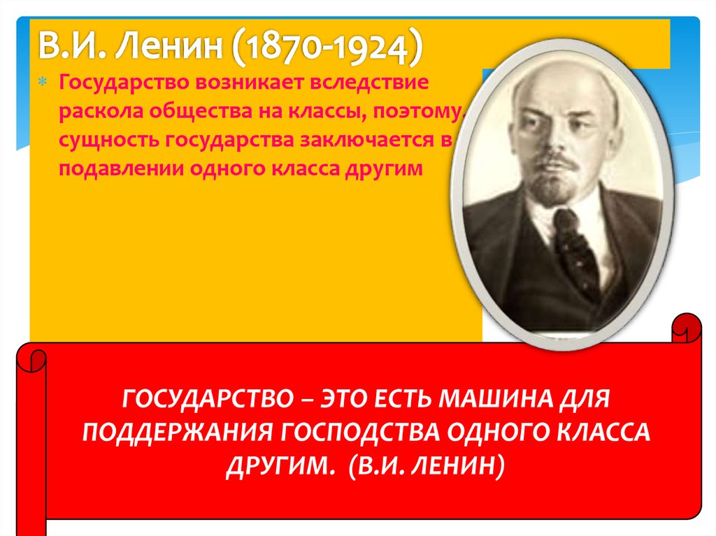 В.И. Ленин (1870-1924)