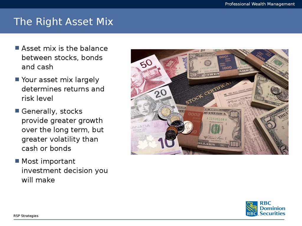 The Right Asset Mix