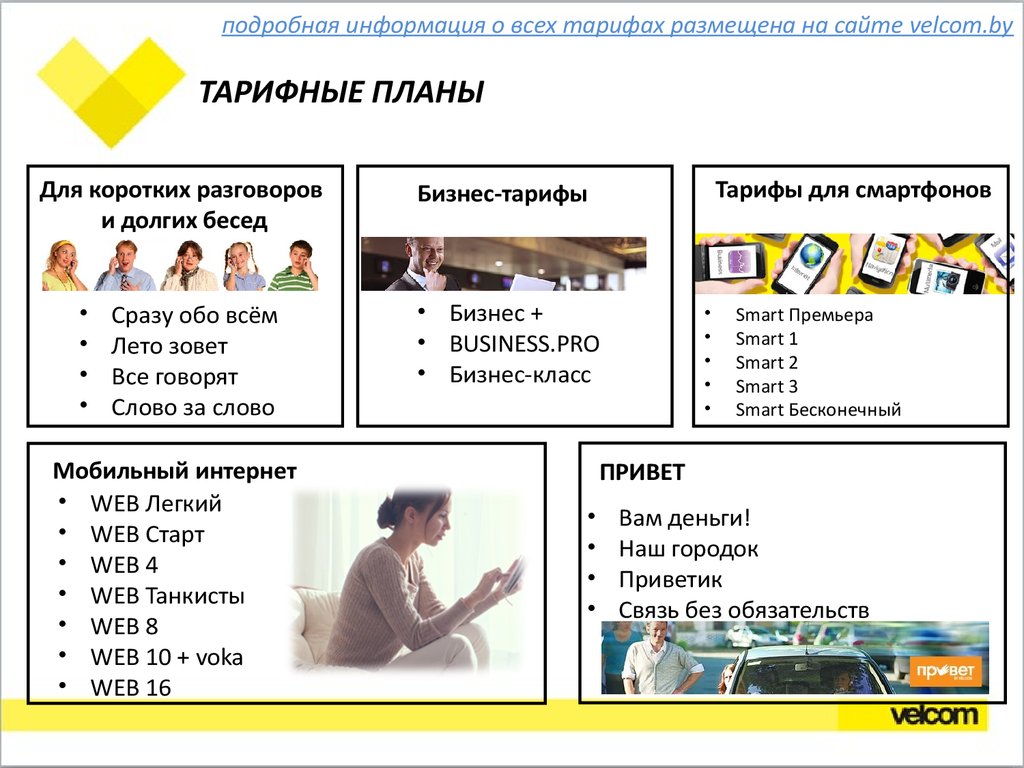 Тариф план бизнес план велком