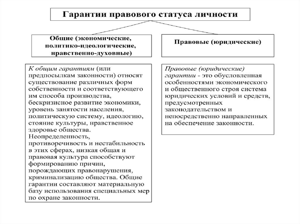 Курсовая работа по теме Конституционные гарантии основных прав и свобод человека и гражданина в РФ