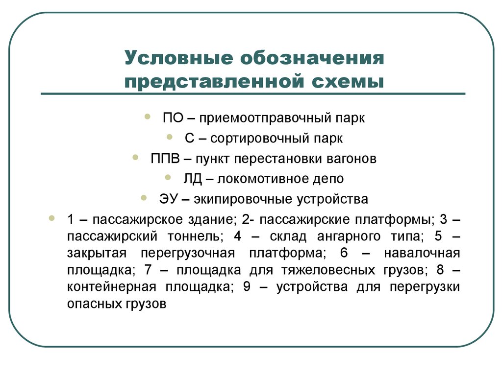 Перегрузочные станции презентация