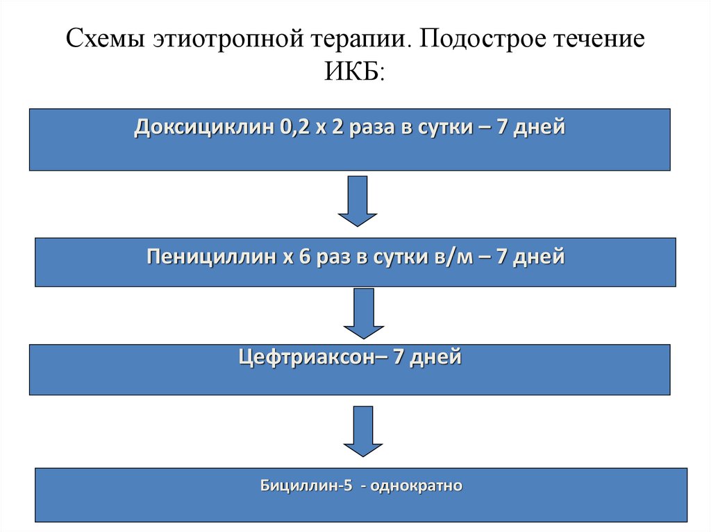 Доксициклин схема приема при укусе клеща