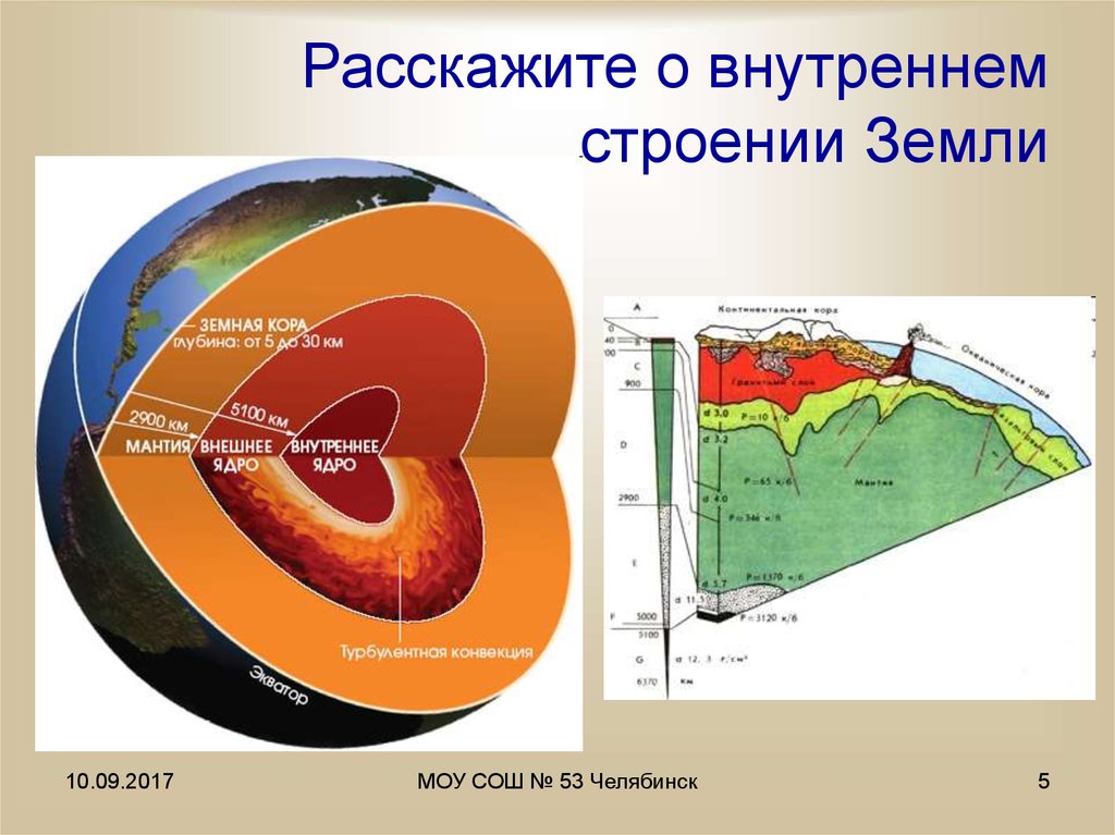 Презентация строение земной коры