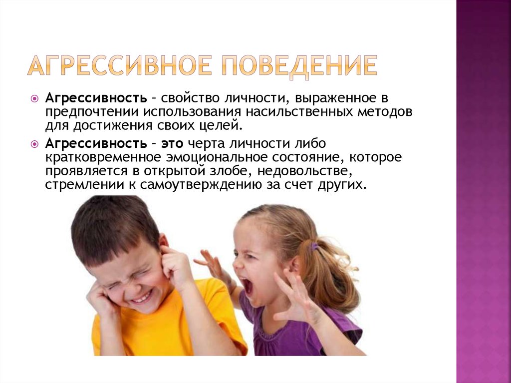 Агрессивное поведение