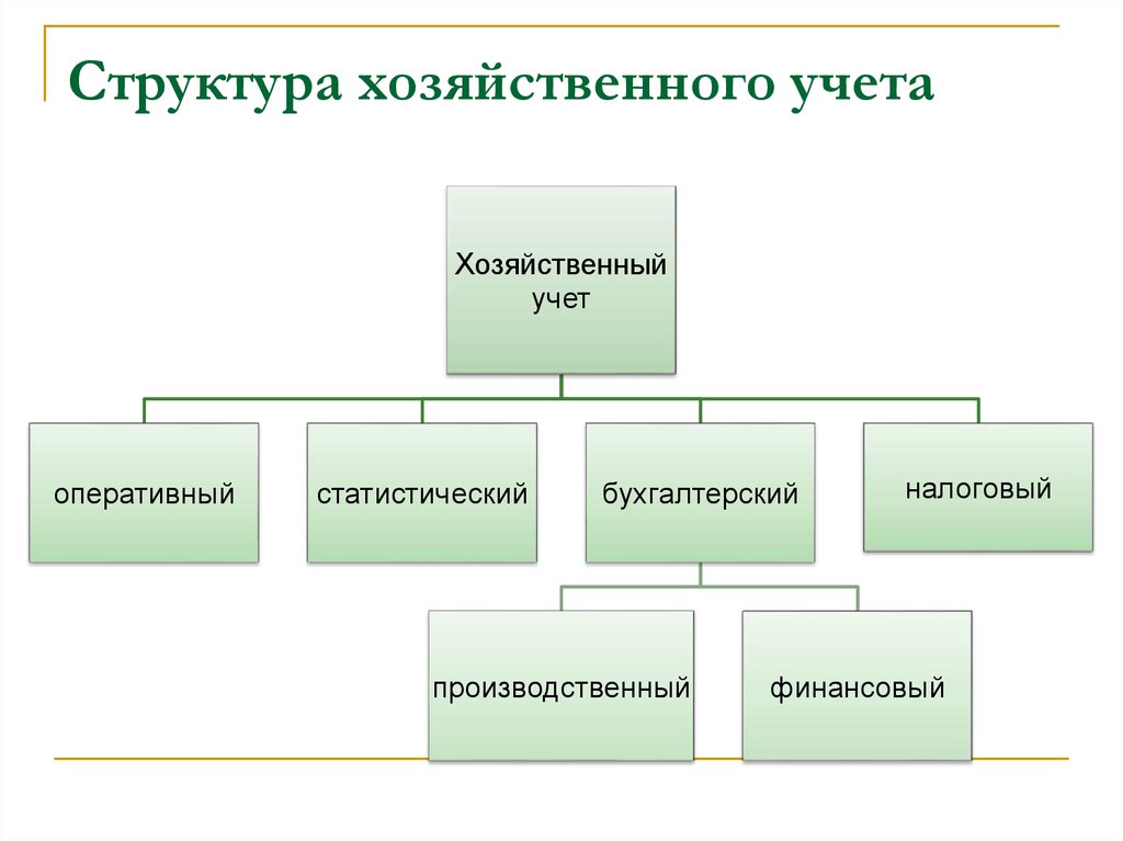 Особенности хозяйственного учета