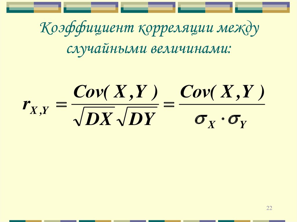 Корреляция случайных величин