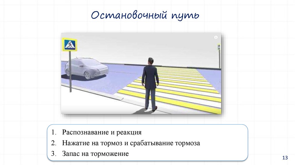 Реакция распознавания. Схема остановочного пути. Тормозной остановочный пункт. Остановочным путем. Остановочный ремонт для презентации.