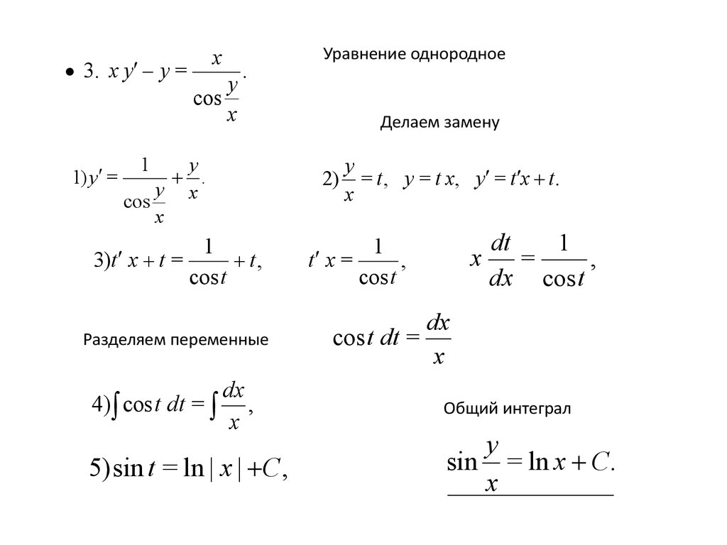 Общий интеграл дифференциального уравнения калькулятор. Метод вариации постоянных дифференциальные уравнения. Дифференциальные уравнения с разделенными переменными.