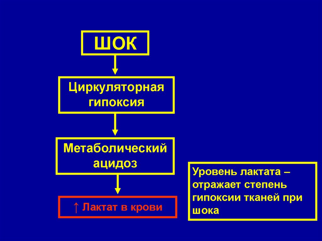 Схема патогенеза кардиогенного шока