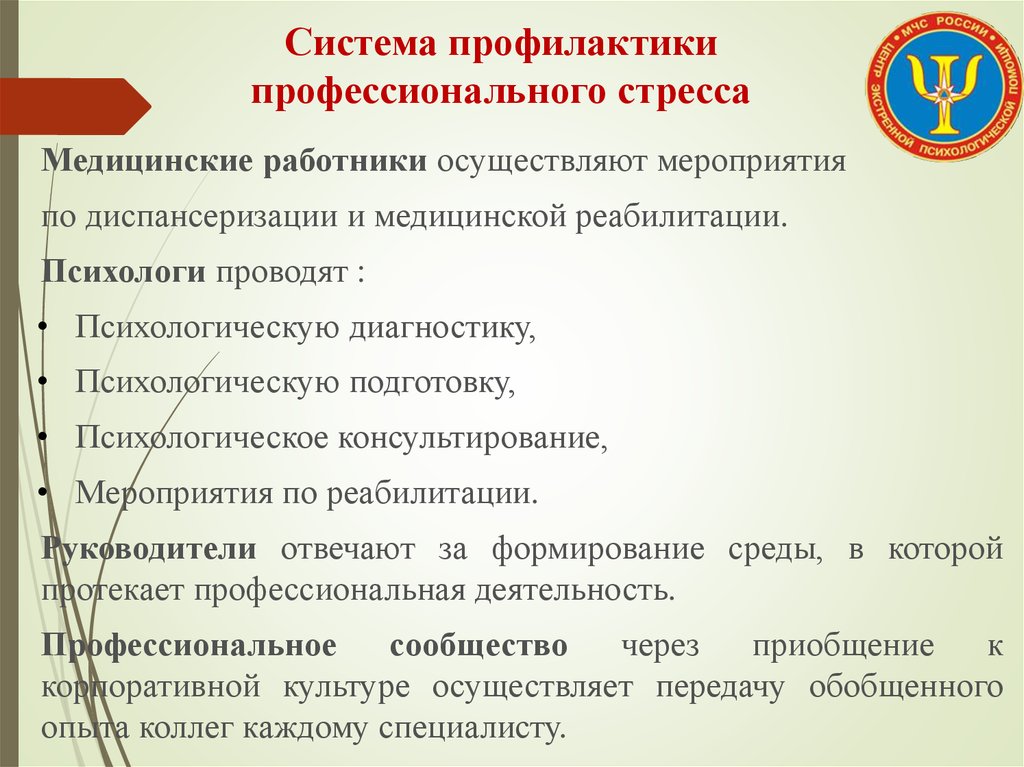 Профилактика сотрудников. Профилактика профессионального стресса. В систему профилактики профессионального стресса входят. Профилактика негативных последствий профессионального стресса. Методика профилактики профессионального стресса.